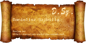 Danielisz Szibilla névjegykártya